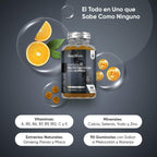 Multivitamínico Hombre Con Minerales - 90 Gominolas Sabor Melocotón Y Naranja - 14 Nutrientes Esenciales, Men Complex De Vitaminas B, Vitamina C, Calcio, Zinc Maca Y Biotina - Apto Para Veganos