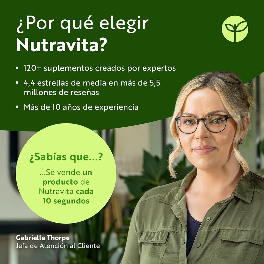 Nutravita Colágeno Marino 1400Mg Con Ácido Hialurónico 100Mg - 120 Comprimidos Potentes - Suplementos De Colágeno Hidrolizado Con Vitamina C, Vitamina E, Vitamina B2, Zinc, Cobre