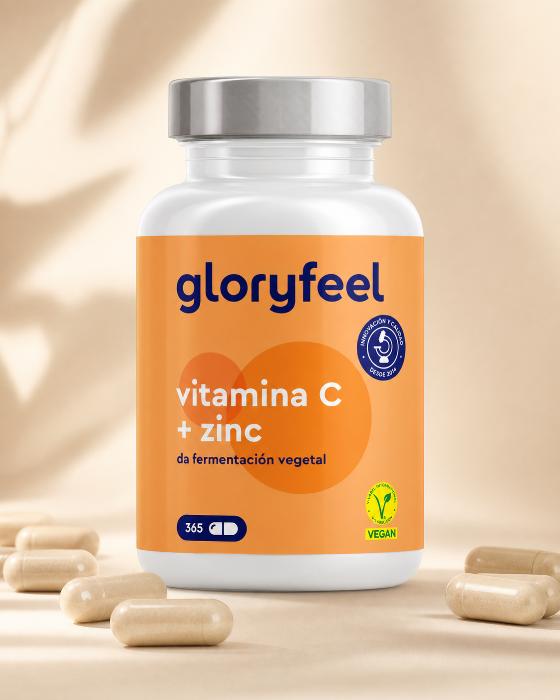 Vitamina C + Zinc - 365 Cápsulas