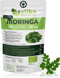 Moringa Oleifera ® ORGÁNICA. 240 Comprimidos 500 Mg. Superfood Natural: Vitaminas, Proteínas, Minerales, Antioxidantes. Energizante Natural. Vegana, Sin Gluten Y Libre De Aditivos.