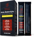 Electrolitos Keto En Polvo | Favorece La Hidratación Y La Recuperación | Low Carb & Paleo | Sin Azucar & Vegano | 30 Stick Packs
