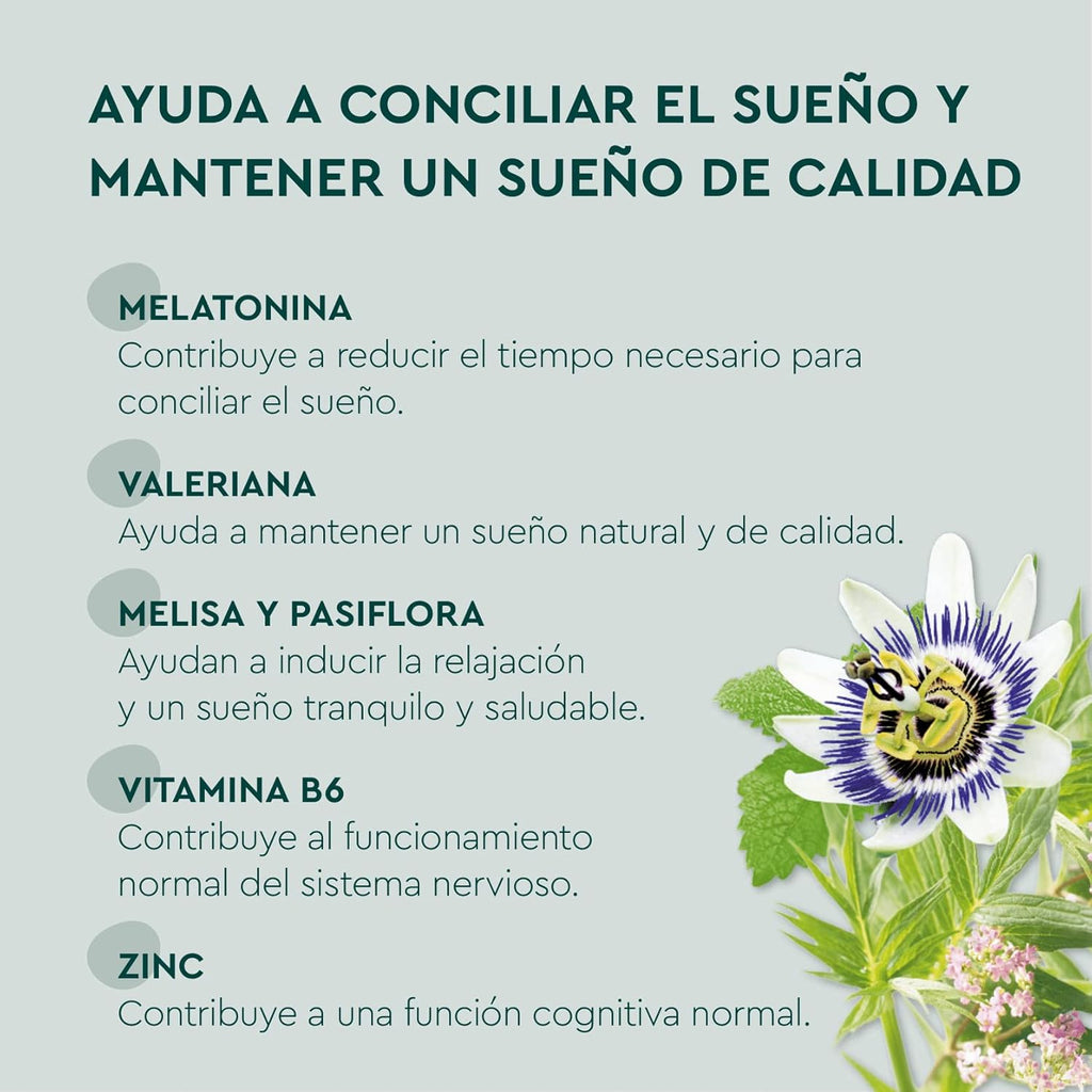 Kneipp Sueño Complet: Tecnología Bicapa; Ayuda a Conciliar Y Mantener El Sueño; 1,85Mg De Melatonina; 60 Comprimidos
