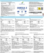 OMEGA 3 | 90 Cápsulas | Aceite De Pescado Puro + Vitamina E | 1000Mg - Ácido Grasos 300Mg EPA+DHA Pronatural Pharma