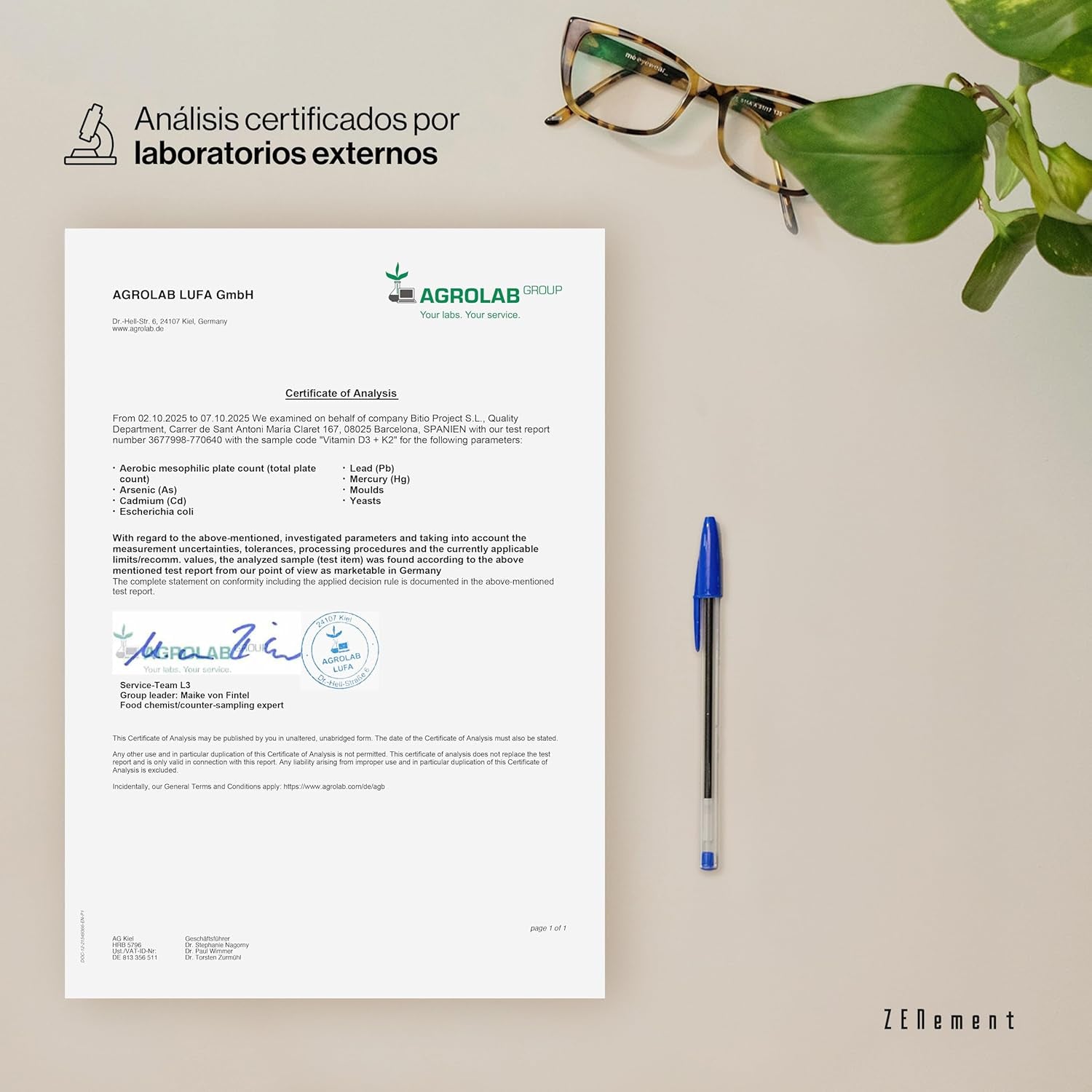 Vitamina D3 + K2 | Vitamina D3 2000UI Vitamina K2 MK7 150 Μg Alta Biodisponibilidad, 200 Perlas Con Aceite Oliva Virgen Extra Ecológico Español | Contribuye Al Sistema Inmunológico, Huesos | Zenement