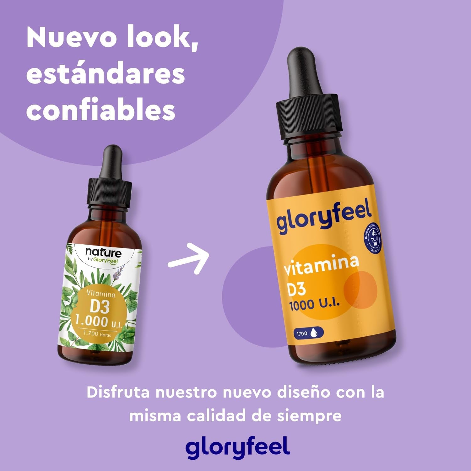 Vitamina D3 En Gotas - 5000 U.I. Por 5 Gotas - 50Ml (Líquido) En Aceite MCT De Coco - Altamente Biodisponibles Y Estables - Probado En Laboratorio, Fabricado En Alemania Sin Aditivos