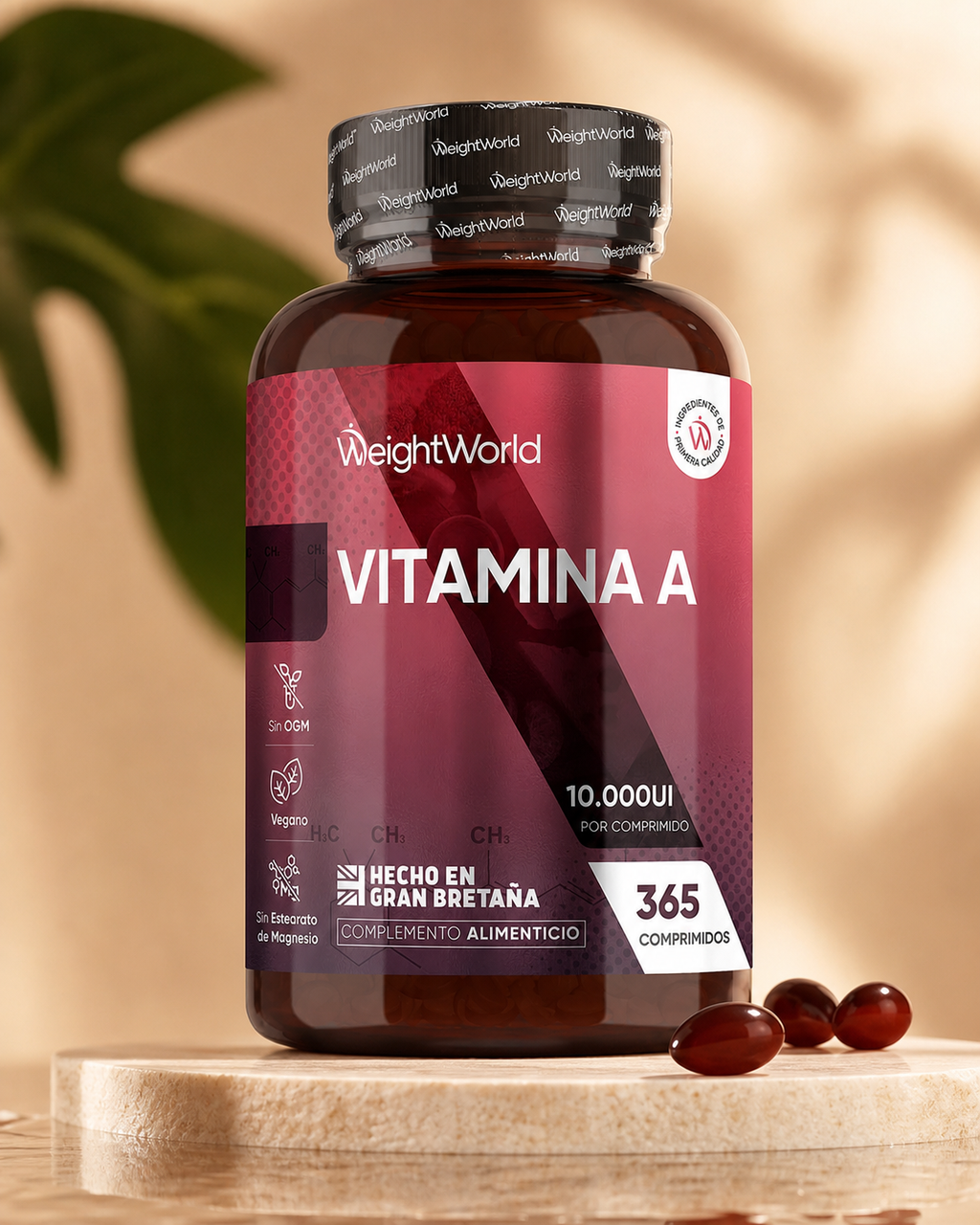 Vitamina A 10000 UI - 365 Comprimidos