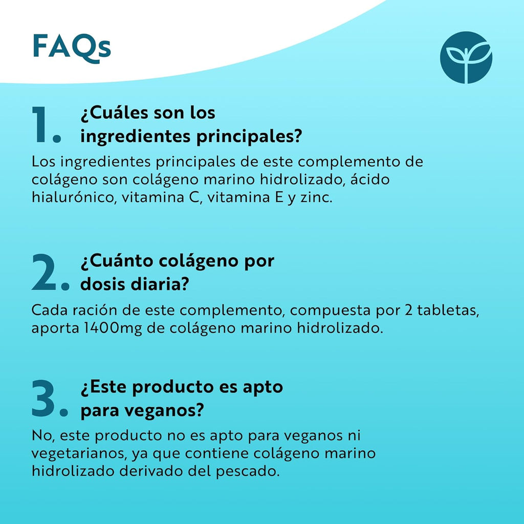 Nutravita Colágeno Marino 1400Mg Con Ácido Hialurónico 100Mg - 120 Comprimidos Potentes - Suplementos De Colágeno Hidrolizado Con Vitamina C, Vitamina E, Vitamina B2, Zinc, Cobre