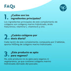 Nutravita Colágeno Marino 1400Mg Con Ácido Hialurónico 100Mg - 120 Comprimidos Potentes - Suplementos De Colágeno Hidrolizado Con Vitamina C, Vitamina E, Vitamina B2, Zinc, Cobre