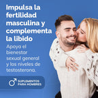 CONCEIVE plus Vitaminas Para La Fertilidad Masculina Con Maca, Selenio, Ácido Fólico, Multivitaminas - Apoyo a La Salud Reproductiva, Producción De Esperma Y Aumento De La Libido Masculina - 60 Cáps