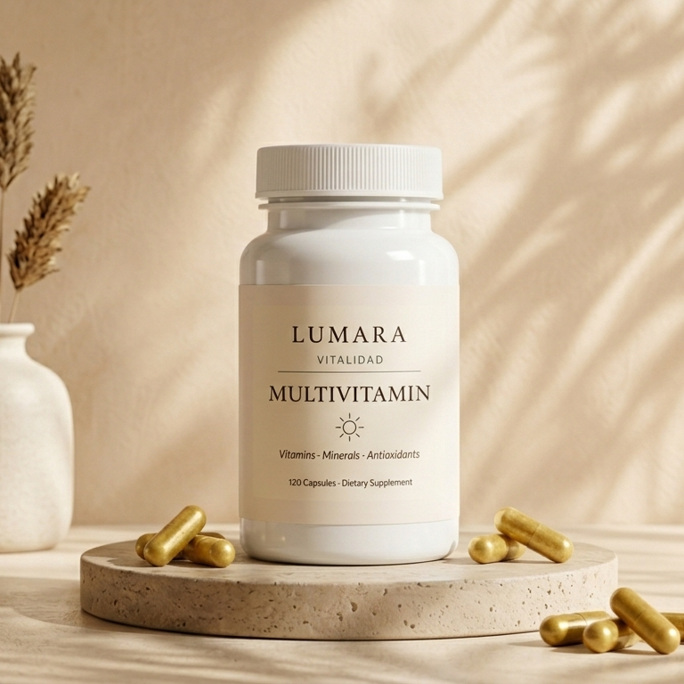 Multivitamínico Completo 120 Cápsulas | Vitaminas y Minerales Premium | LUMARA