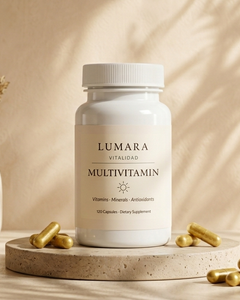 Multivitamínico Completo 120 Cápsulas | Vitaminas y Minerales Premium | LUMARA