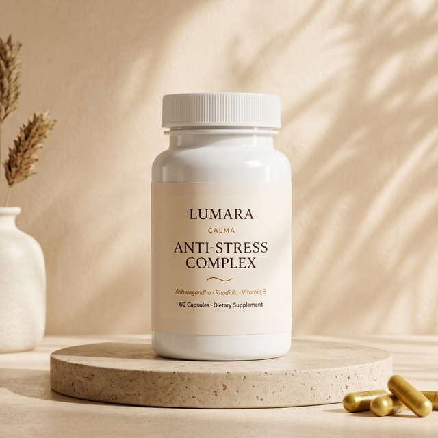 Complejo Antiestrés 60 Cápsulas | Ashwagandha + Rhodiola | LUMARA