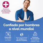 CONCEIVE plus Vitaminas Para La Fertilidad Masculina Con Maca, Selenio, Ácido Fólico, Multivitaminas - Apoyo a La Salud Reproductiva, Producción De Esperma Y Aumento De La Libido Masculina - 60 Cáps