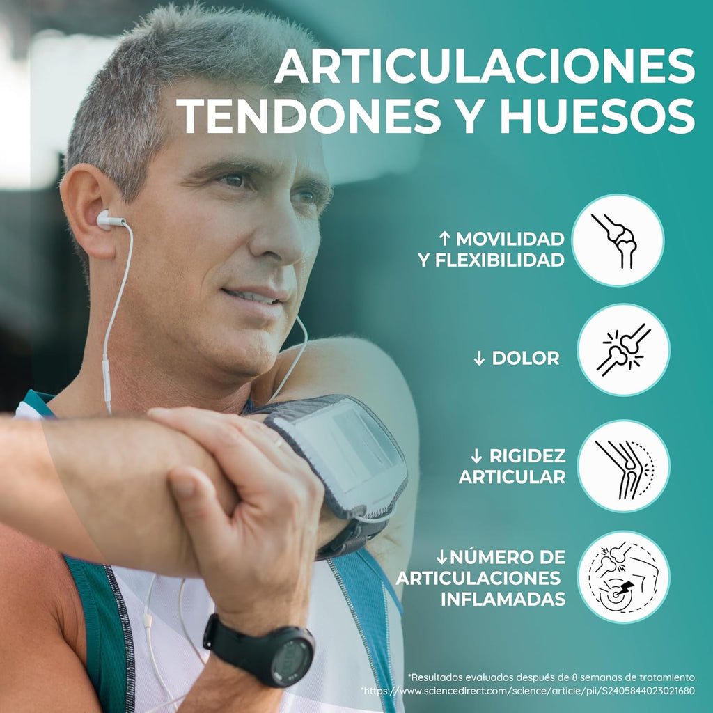 Colágeno Marino Hidrolizado Puro + Ácido Hialurónico, Magnesio Zinc, Glucosamina, Vitamina C Para Piel, Articulación Y Cabello