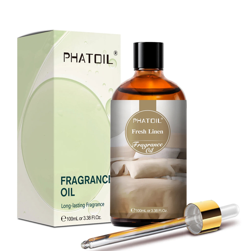 PHATOIL 100Ml Aceite Aromático Coco Y Vainilla Chicle Brisa De Mar Almizcle Blanco Aroma Aceites Aromáticos Para Velas Fabricación De Jabón