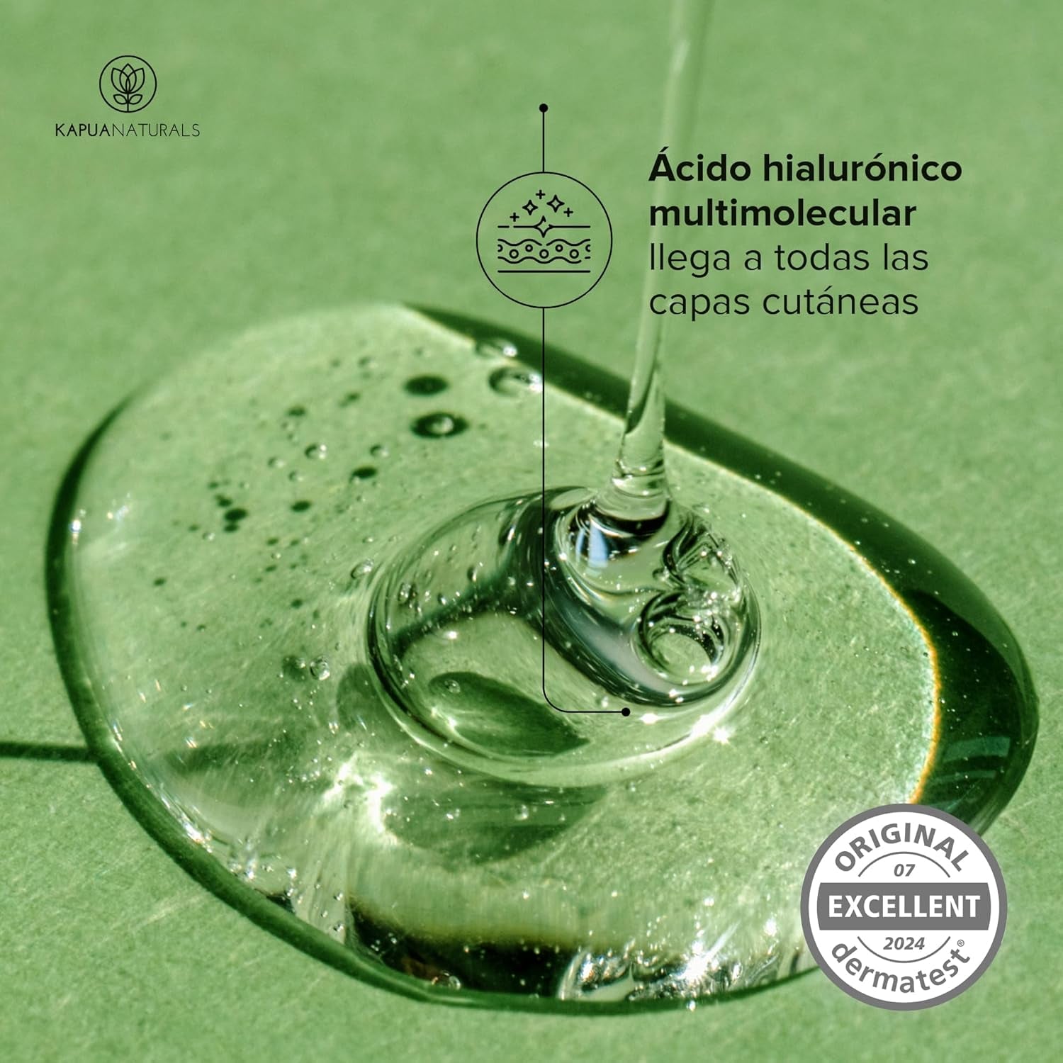 Sérum Ácido Hialurónico Altamente Dosificado • 100Ml +Vit E & B5 • Sérum Facial 7 Veces ✓ 100% Vegano Y Bio ✓ Concentrado Anti-Envejecimiento ✓ Sérum Antiarrugas ✓ Made in Germany