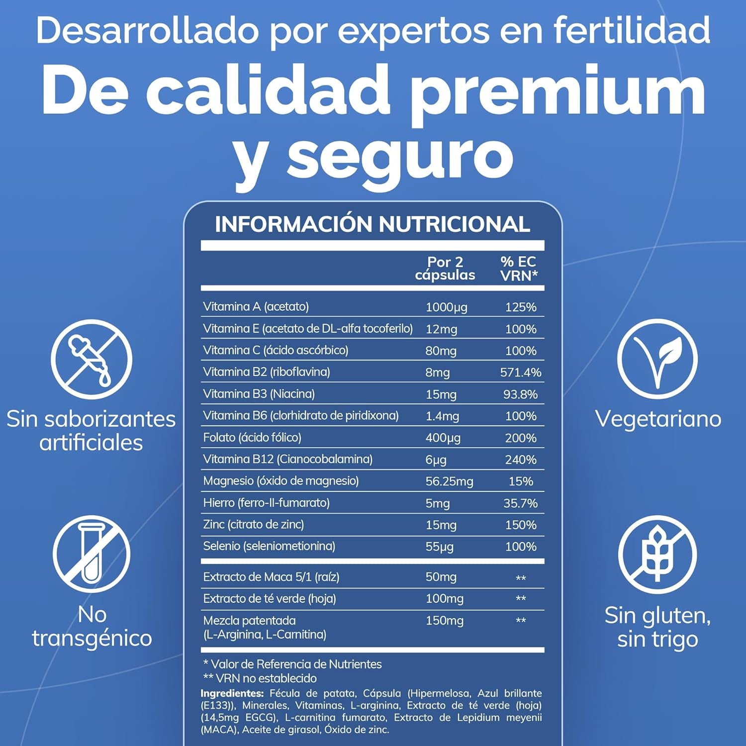 CONCEIVE plus Vitaminas Para La Fertilidad Masculina Con Maca, Selenio, Ácido Fólico, Multivitaminas - Apoyo a La Salud Reproductiva, Producción De Esperma Y Aumento De La Libido Masculina - 60 Cáps
