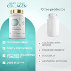 Colágeno Marino Hidrolizado Puro + Ácido Hialurónico, Magnesio Zinc, Glucosamina, Vitamina C Para Piel, Articulación Y Cabello
